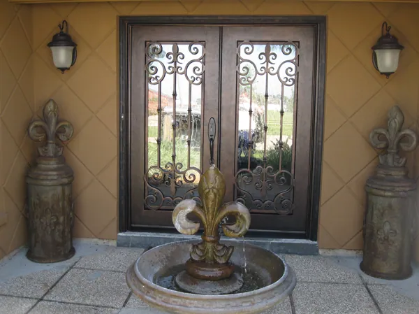 Wrought Iron Door