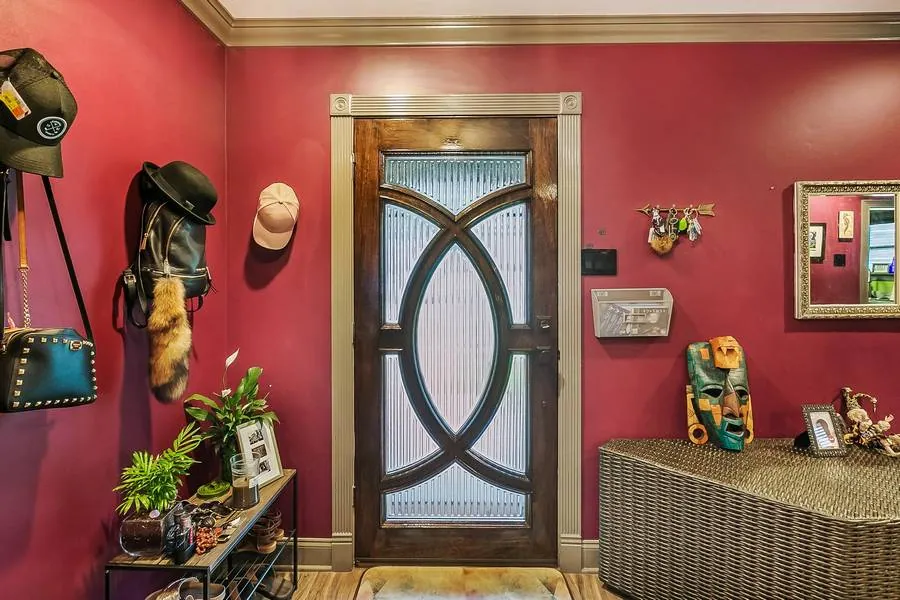 Privacy Glass Door