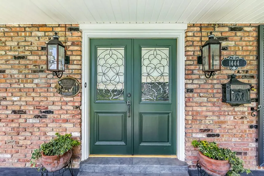 Old leaded glass Doors