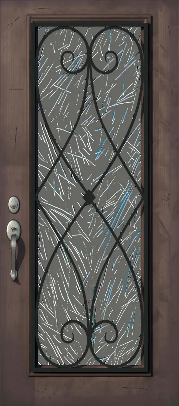 Charleston Knotty Alder Full Lite 68-Antique