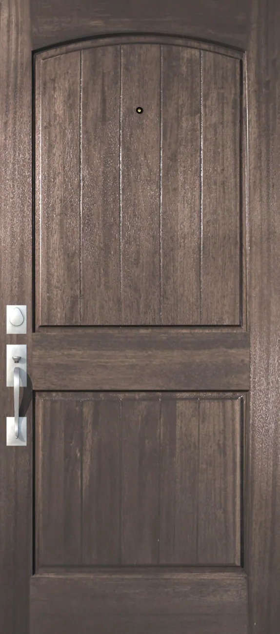 Mahogany 2panel 68 v groove peep