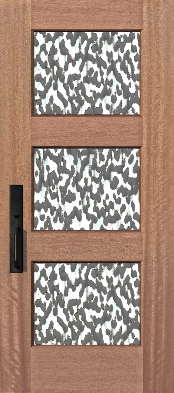 Wide mull 2868 3 lite Natural Flemish