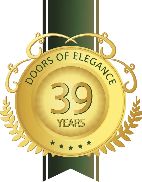 Doors of Elegance, 39 years, family owned since 1987