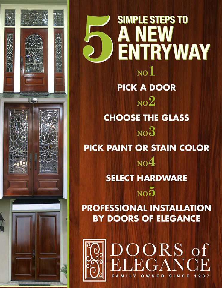 5 Steps to a New Entryway - Do you want a new entryway? It's as easy as 5 simple steps!