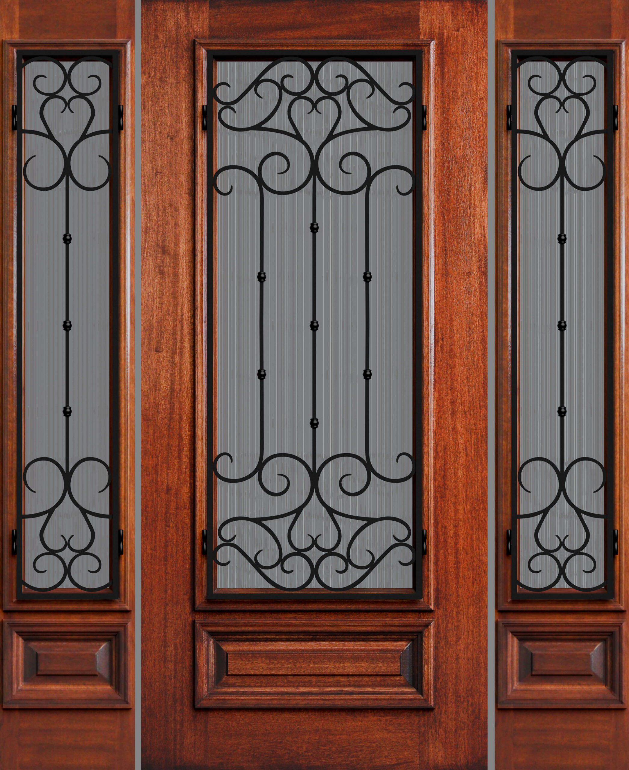 34 Lite - Cordoba Grille - Reeded Glass UNIT