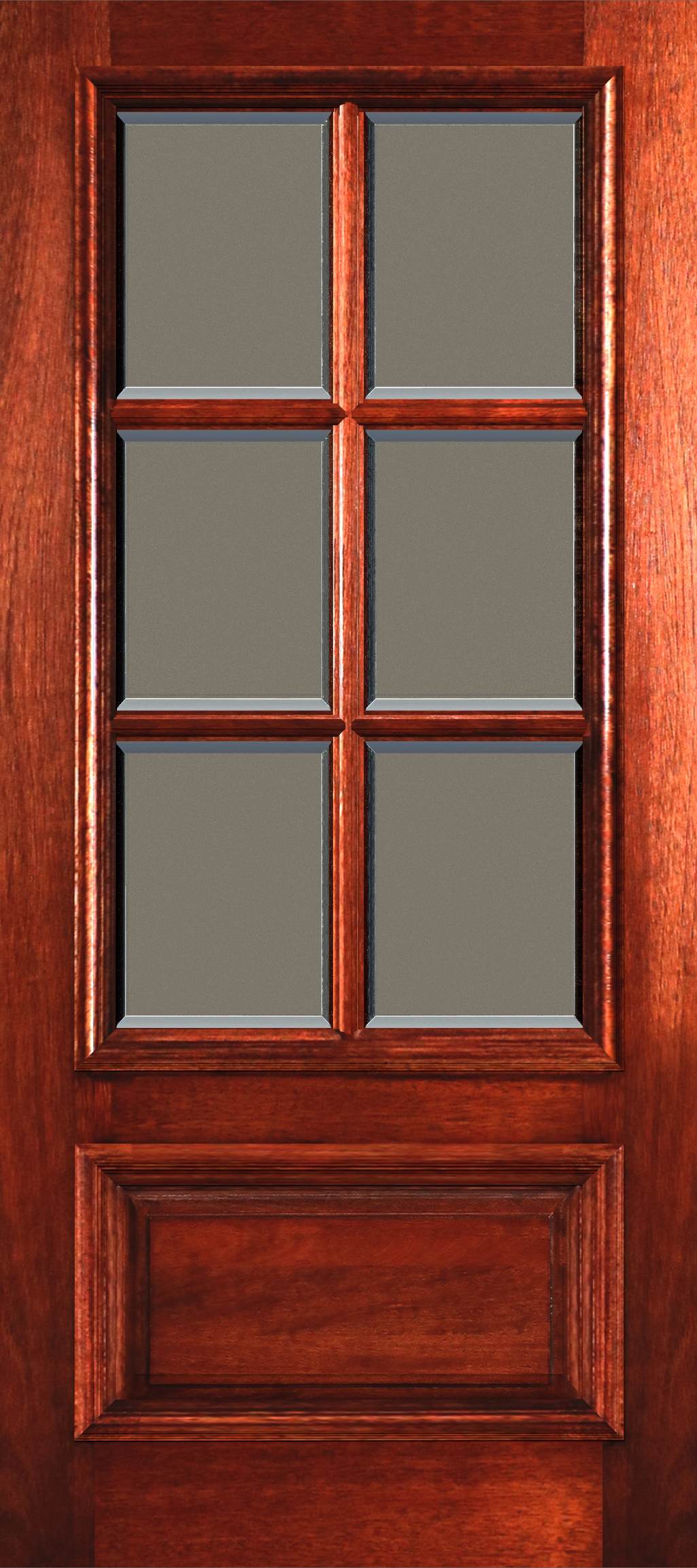 6 Lite 1 Panel Raised Moulding 600x1349 - 34 1 Panel 6 Lite - Raised Moulding
