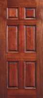 6 panel No Raised Moulding