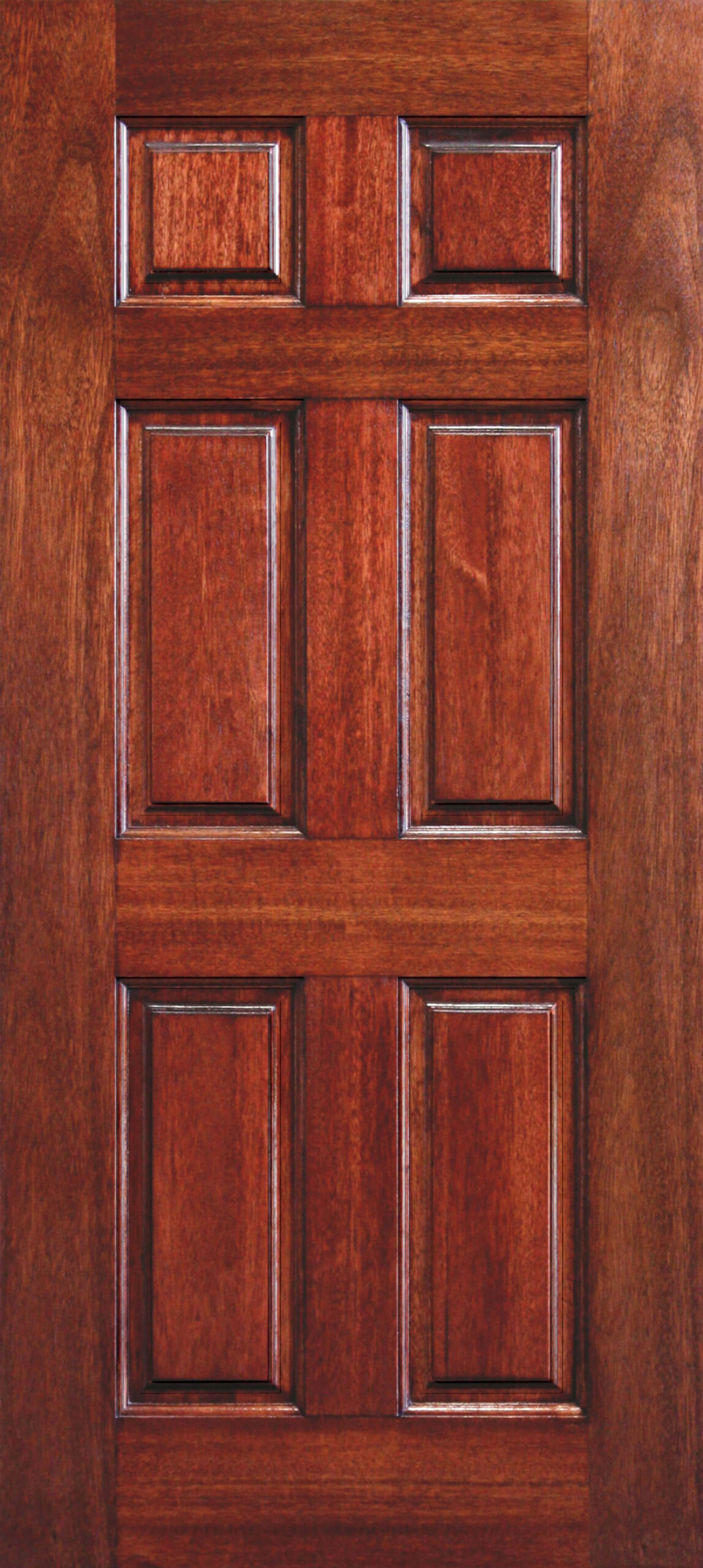 6 panel No Raised Moulding